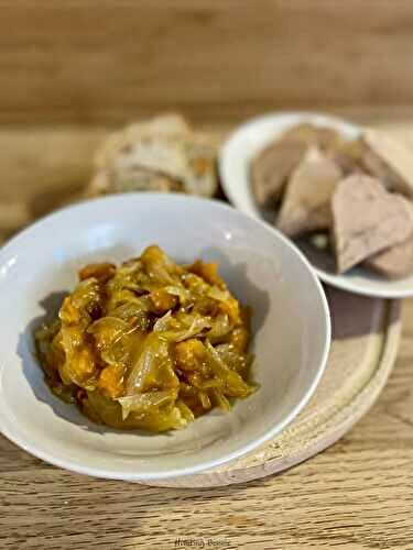 Chutney d’oignons doux et abricots