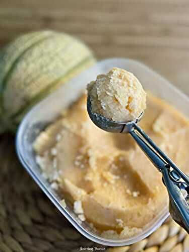 SORBET au MELON et au MIEL