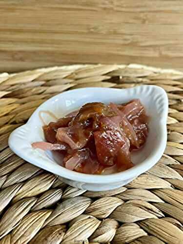 Chutney de prune et d’oignon doux