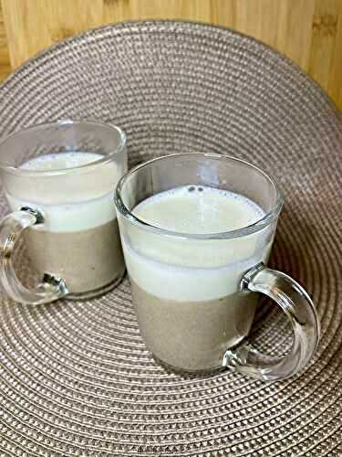 CAPPUCCINO SALÉ : champignons et crème mousseuse au chèvre frais