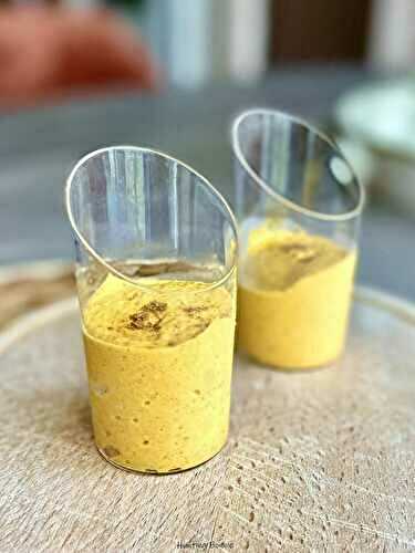 Crème de carottes rôties au cumin, miel et sésame