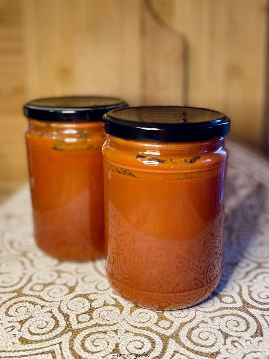 Velouté de tomate et basilic en bocaux (ou pas)
