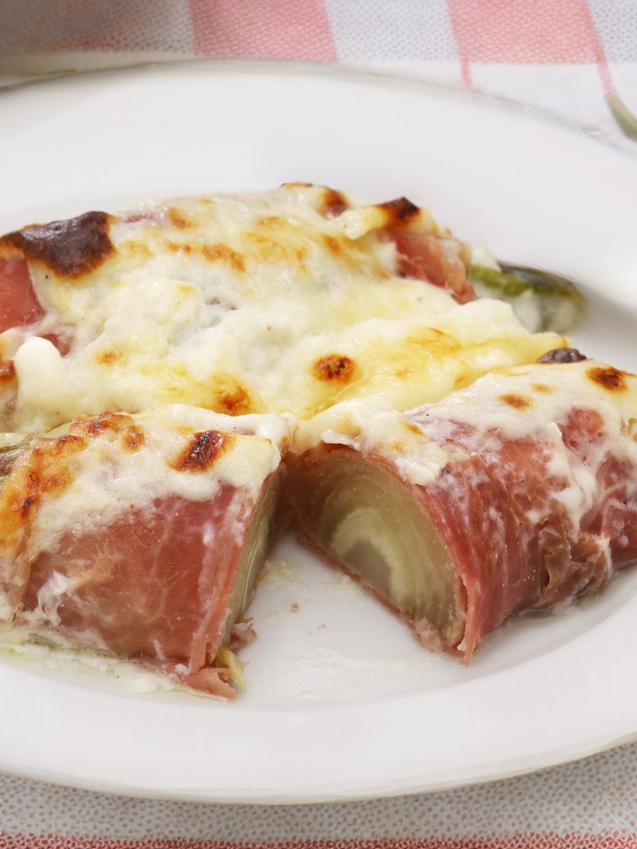 Endives au jambon gratinées