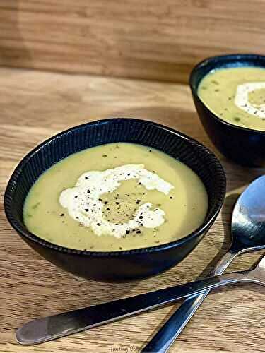 Velouté de poireaux et pommes de terre