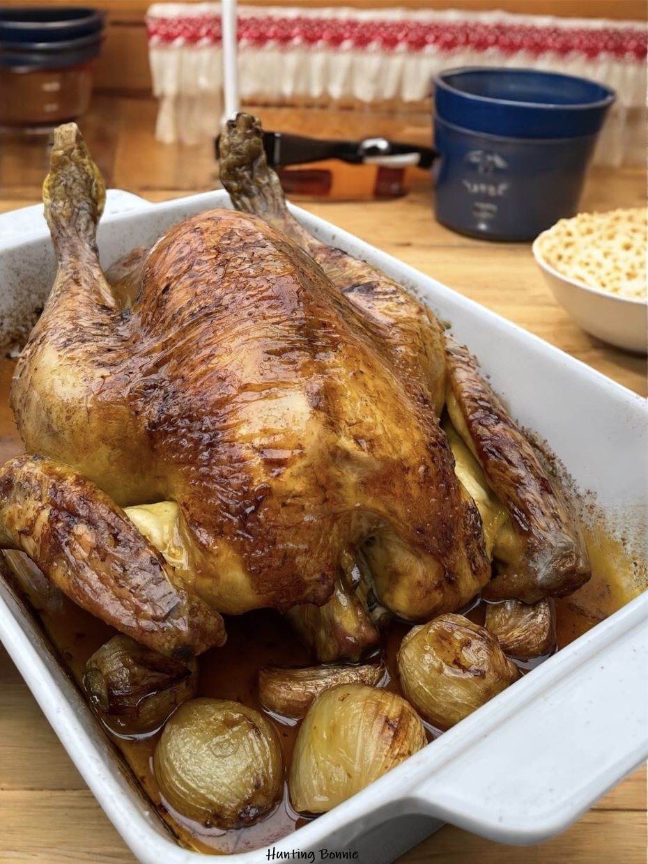 Poulet rôti du dimanche au four