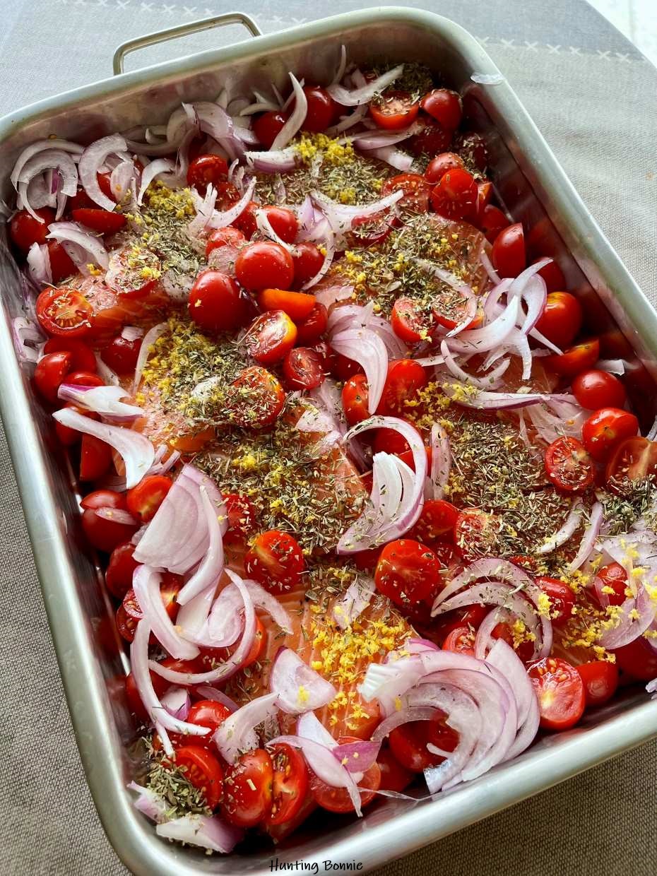 Saumon à la provençale