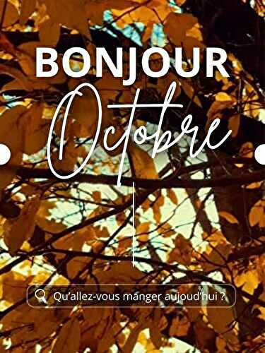 Bonjour Octobre 2026 !