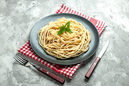 Recette pâtes carbonara italienne - Idées Repas