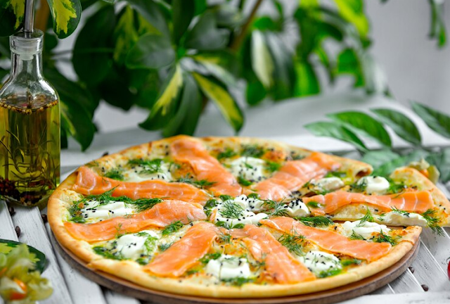 Recette pizza saumon - Idées Repas