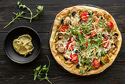 Recette pizza végétarienne - Idées Repas
