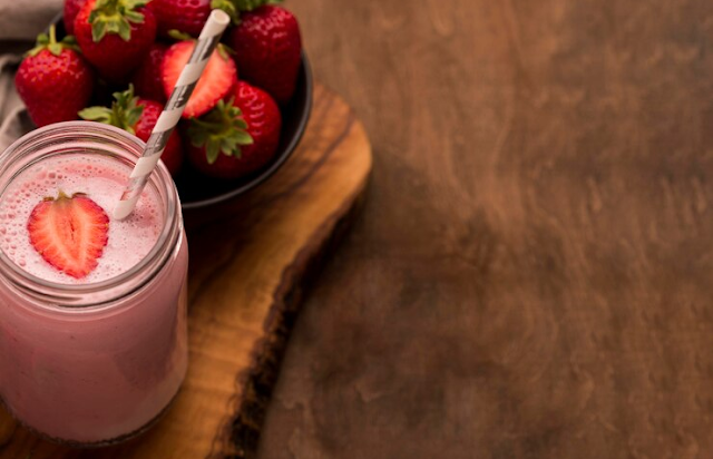 Recette smoothie fraise - Idées Repas