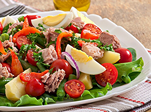 Salade niçoise traditionnelle - Idées Repas