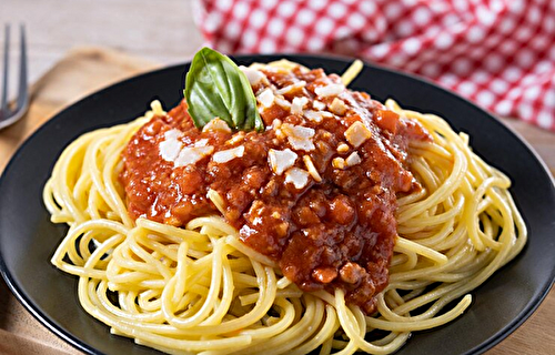 Spaghetti bolognaise simple