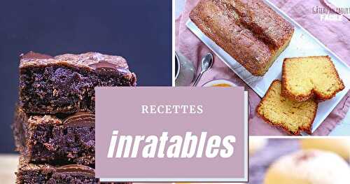 12 recettes de desserts inratables