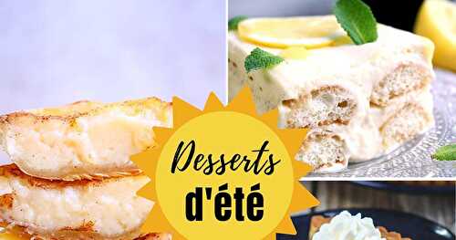 18 desserts d'été incontournables !