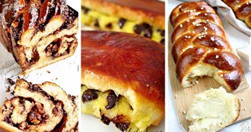 18 recettes de brioches