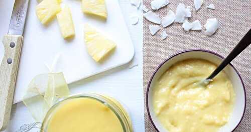 Ananas curd ou crème à l'ananas