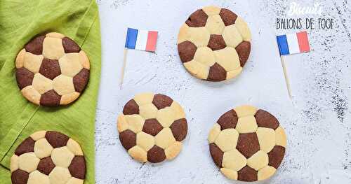 Biscuits ballons de foot