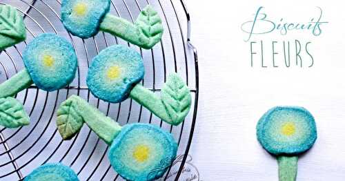 Biscuits fleurs {bleues}