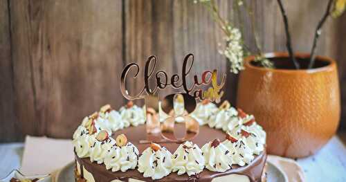 Brownille - Gâteau au chocolat et crème vanille