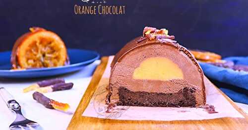 Bûche de Noël Orange Chocolat
