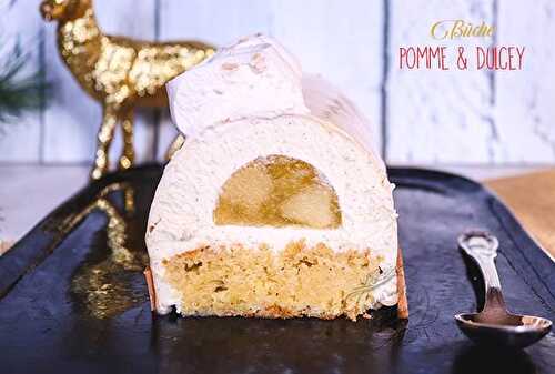 Bûche de Noël pomme noisette