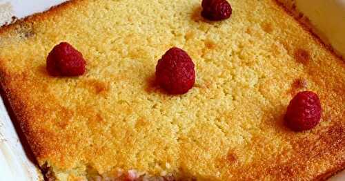 Clafoutis framboises et rose de Christophe Michalak