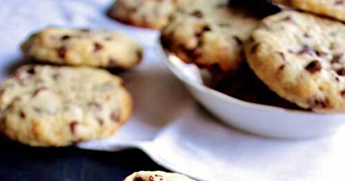 Cookies au chocolat coeur fondant