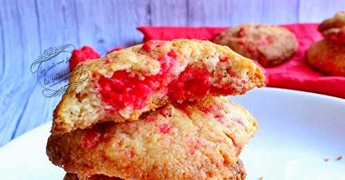 Cookies aux pralines roses