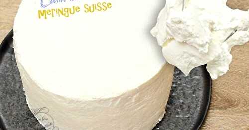 Crème au beurre à la meringue suisse