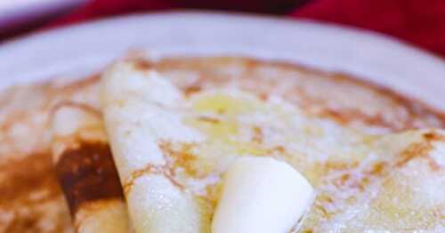 Crêpes au lait ribot ou lait fermenté