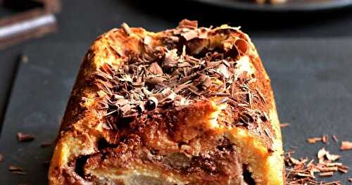 Croque-cake poire chocolat