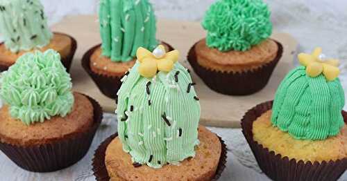 Cupcakes cactus faciles
