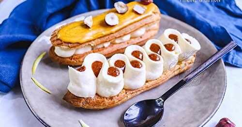 Éclairs citron et praliné