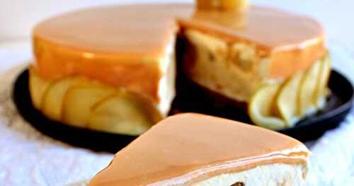 Entremets pomme, vanille et chocolat Dulcey - les rois du gâteau !