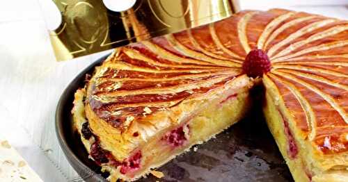 Galette des rois framboise nougat