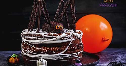 Gâteau araignée pour Halloween