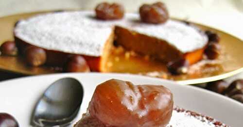 Gâteau aux marrons