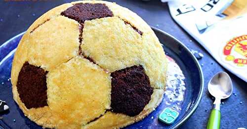 Gâteau ballon de foot au chocolat !