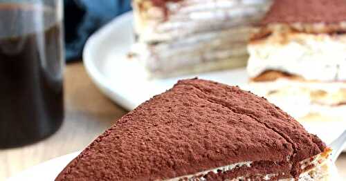 Gâteau de crêpes façon tiramisu