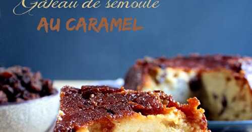 Gâteau de semoule au caramel