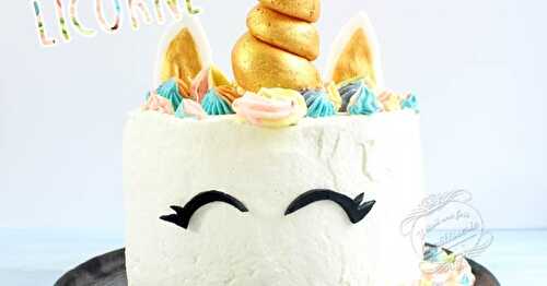 Gâteau licorne {recette anniversaire}