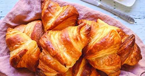 Les croissants au beurre maison