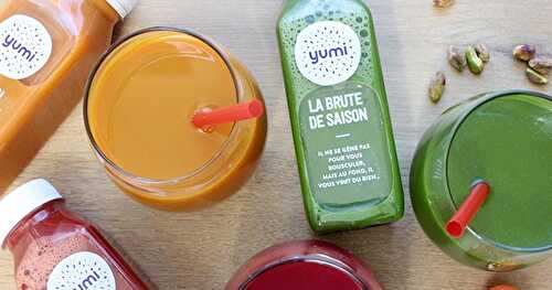 Les jus de légumes Yumi ou comment faire le plein de bonnes choses en une gorgée