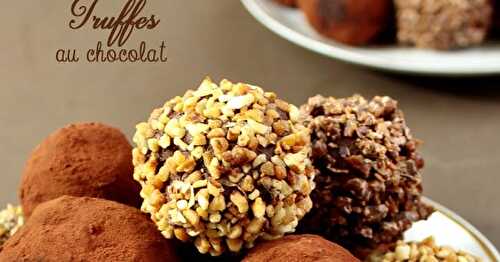 Les truffes au chocolat