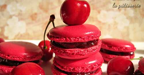 Macarons à la cerise