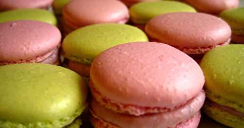 Macarons à la fraise