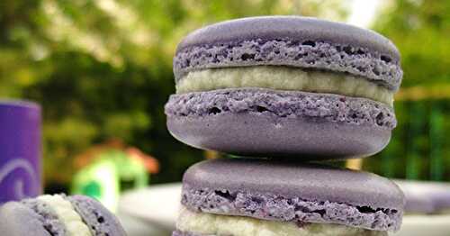 Macarons à la violette