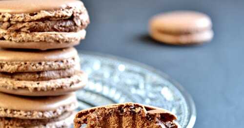 Macarons au chocolat