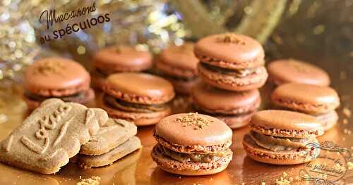 Macarons au spéculoos